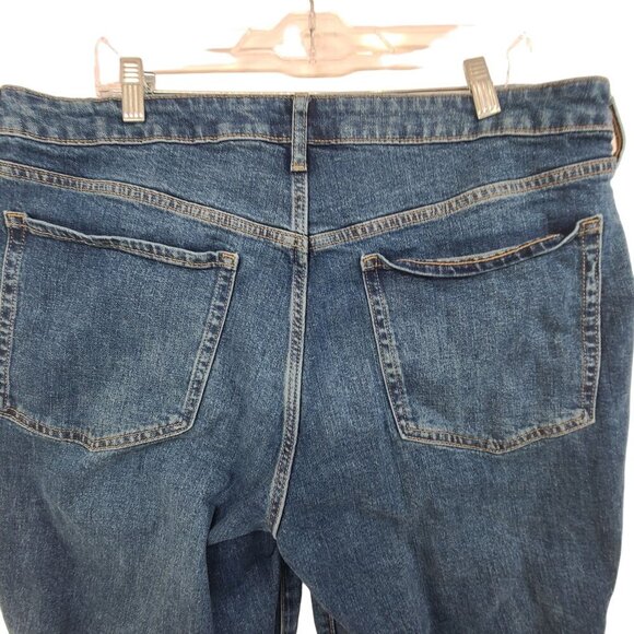 Old Navy Women's High Rise O.G. Straight Jeans Blue Size 18 - Picture 7 of 10